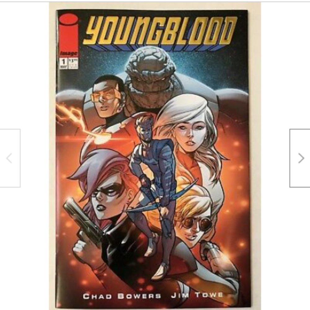 Youngblood #1 Retailer Variant (2017) Gold Foil Image Comics